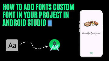 How to Add fonts Custom Font in your Project in Android Studio || Android App Development📱