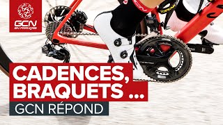 Toutes les différences de cadences, de braquets dans les bosses | GCN Répond #6