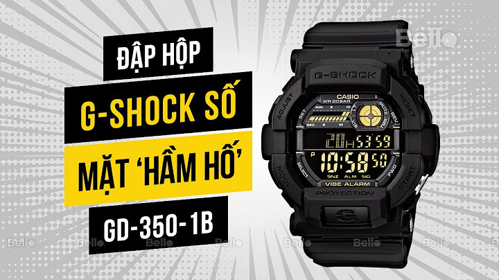 Gshock gd-350-1bdr đánh giá năm 2024