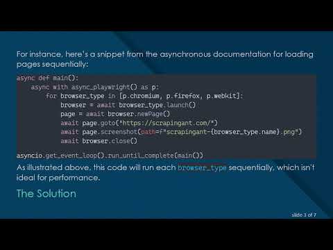 Efficiently Open Multiple Pages Asynchronously with Playwright in Python