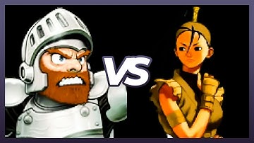 Super Marvel vs. Capcom: Eternity of Heroes (PC) - Arthur vs. Ibuki AI FIGHT Gameplay