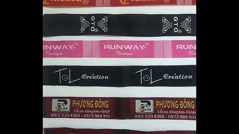 Sản xuất nhãn dệt - Cty sản xuất nhãn dệt tphcm - sản xuất nhãn mác vải quần áo