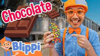 Blippi Makes Yummy Chocolate, Ice Cream, and More! | Food and Snacks | Educational Videos for Kids