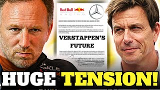 Christian Horner Drops BOMBSHELL on Verstappen's FUTURE after Toto Wolff PRESSURE SHOCKING NEWS!
