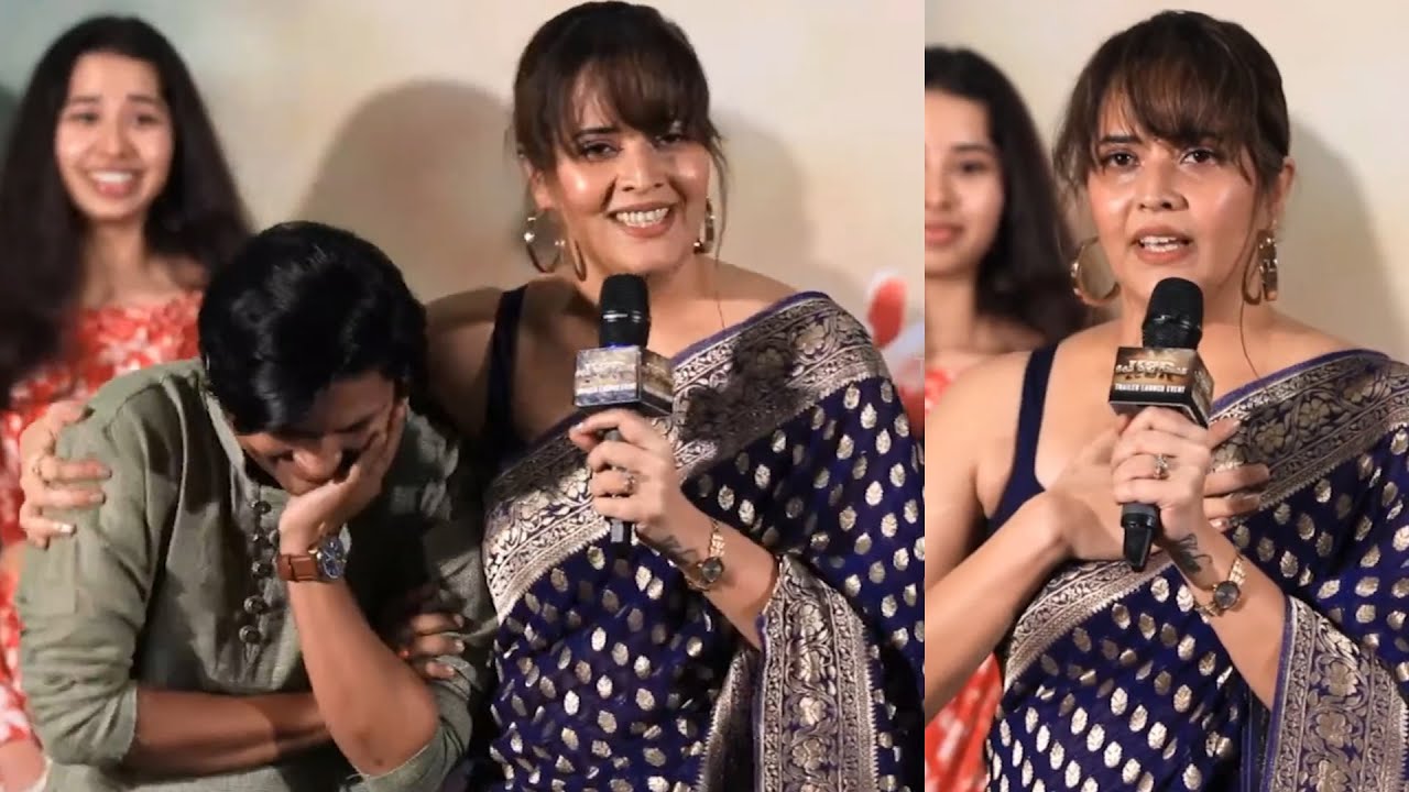 Anasuya Bharadwaj Comments On Rocking Rakesh at KCR Movie Trailer ...