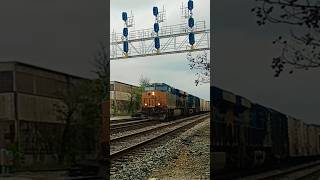 4/26 I032 eastbound UPS container train at Bush St Baltimore MD #viral #video #shorts #short #train