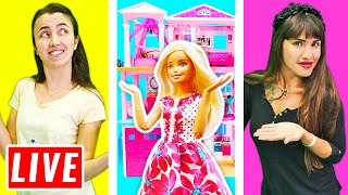 🔴Barbie DREAM HOUSE! Barbi Rüya Evi - en sevimli bölümler CANLI!