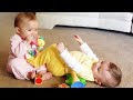 Baby Twins Moments - Baby Twins Playing Together Video