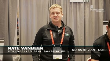 Advantage Label At SHOT show 2025 | BodyArmorNews.com