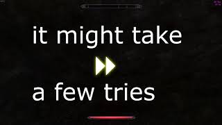Skyrim Glitch - Enter Bleak Falls Sanctum without the claw