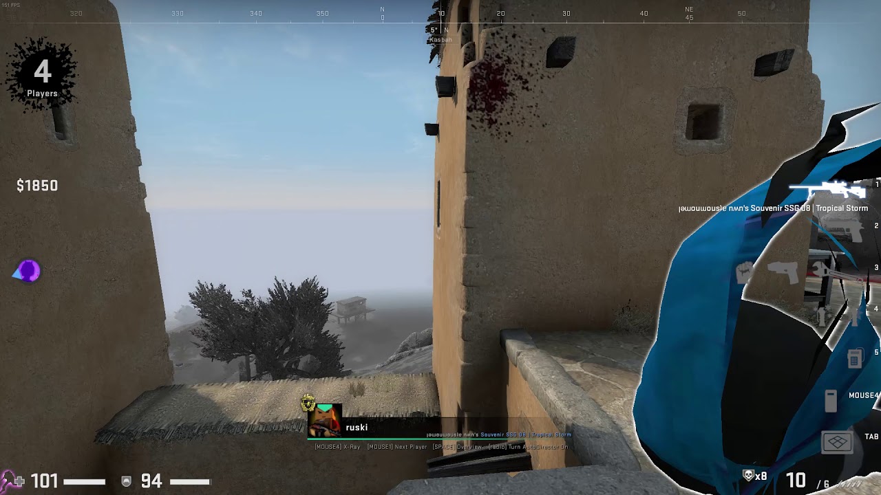 [VAC Banned] ruski cheating in CSGO Danger Zone game (2019-08-29)