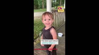 Information Little Girl Welcomes Dad Home on Adoption Day (TOUCHING) Guide