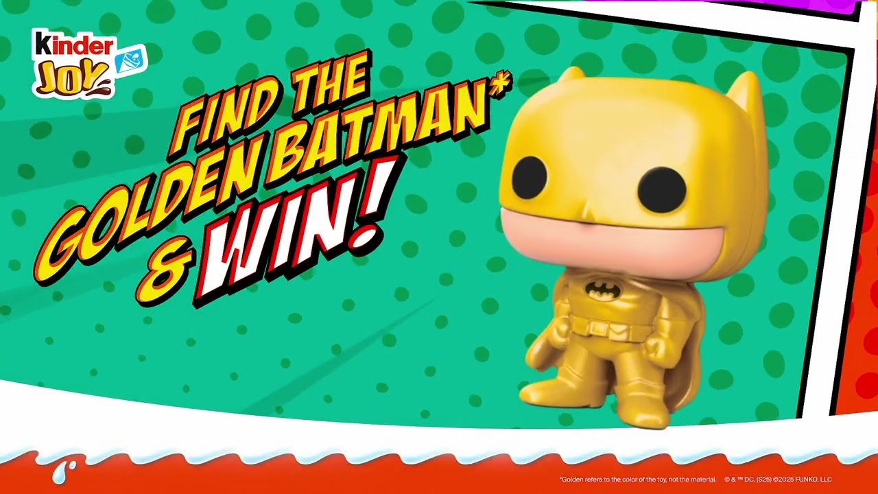 Win super prizes with Kinder Joy x DC! - YouTube