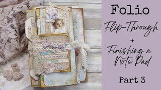 Folio - Flip Through + Finishing a Note Pad - Part 3