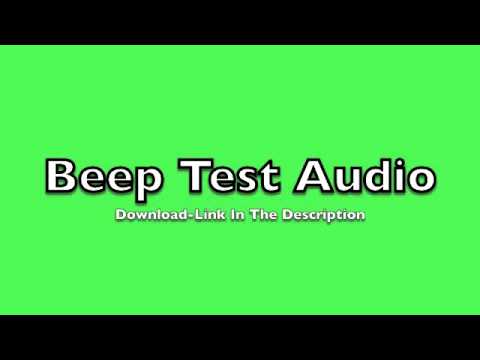 the beep test audio