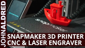Snapmaker unboxing and first prints - 3-in-1 3D printer, CNC & laser engraver - Part 1