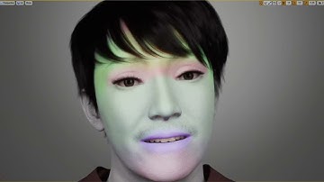 Wrinkle maps in metahuman Visualization