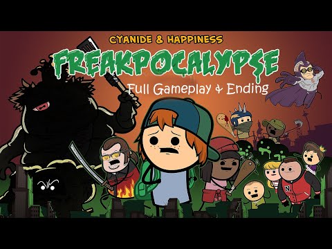 Cyanide & Happiness - Freakpocalypse - Full Gameplay Walkthrough & Ending