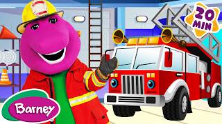 Fire Truck Parade! | Sing-Along | Barney Nursery Rhymes & Kids Songs