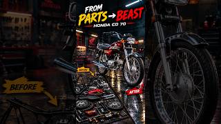 I Built a Honda CD 70 From Parts to Beast! 🔥