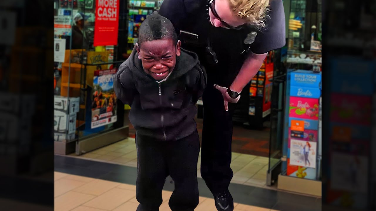 kid caught stealing GETS ARRESTED...