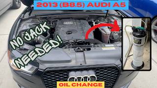 Audi A5 Oil Change (2.0T) | No Jack, No Mess, Fast DIY