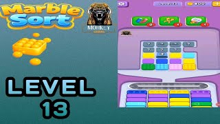 Marble Sort Level 13 Walkthrough Solution 