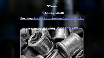 3D Vision-Guided Positioning and Picking of Rotary Joints | Picking | Automation | 3D Vision | AI