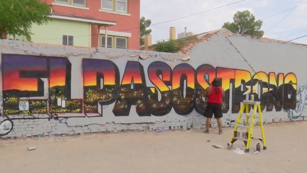 El Pasoan creates heartfelt 'El Paso Strong' mural in honor of Walmart victims