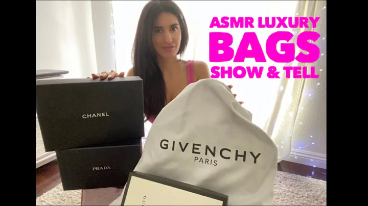 ASMR Whispered Luxury Handbag / Purse Collection Show and Tell (Updated)