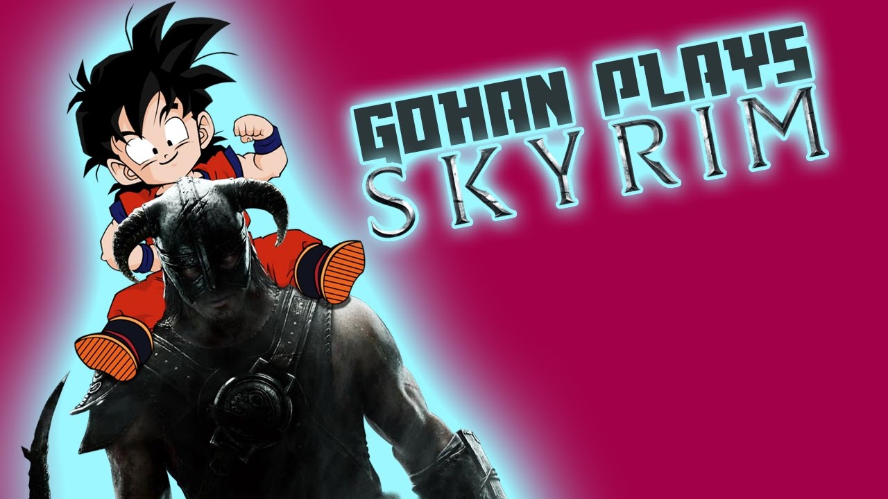 Гохан играет в Skyrim! (Пародия на DBZ)