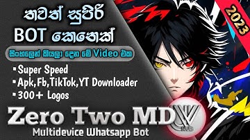 @uvix_net Zero Two MD Whatsapp Bot/ Deploy to heroku #whatsapp #whatsappbot #heroku #github