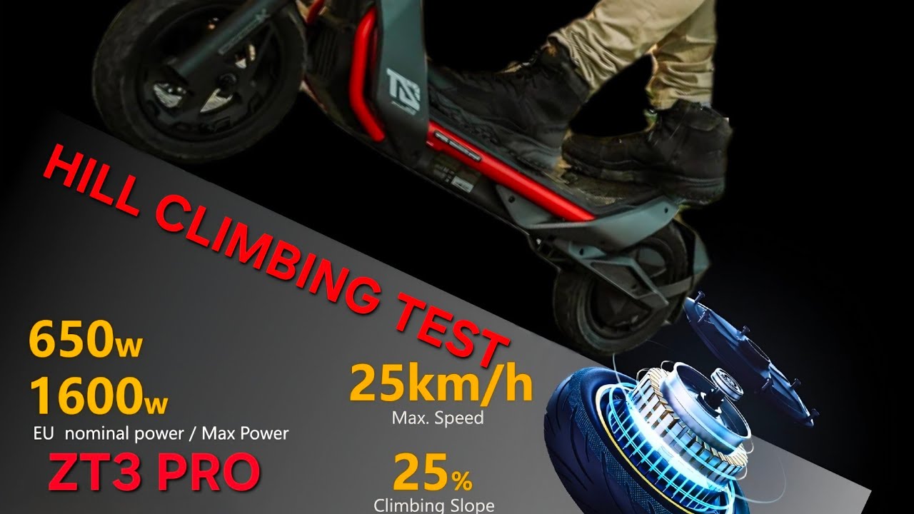 SEGWAY ZT3 PRO YOKUŞ TESTİ CLIMBING TEST