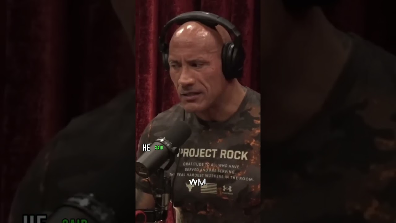 How Dwayne Johnson started wrestling #shorts  #dwaynejohnson #viralvideo #wwe