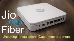 Jio GigaFiber unboxing, installation, Fiber cable, Price, Plans, Performance speed and offers