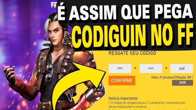 COMO RESGATAR O NOVO C0DIGUIN DO FREE FIRE? @freefireclub.com #freefir