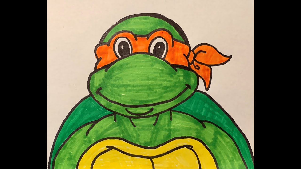 Draw a Ninja Turtle + Art History - YouTube