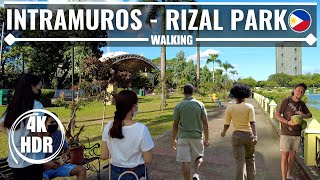 4k  Walking Tour In Intramuros And Luneta Rizal Park Manila Philippines  Home Of Spanishera