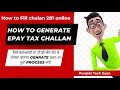 How To Generate epay tax chalaan online | Generate chalaan 281 online | How to pay tds online