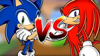 Archie sonic Vs Archie knuckles sprite animation