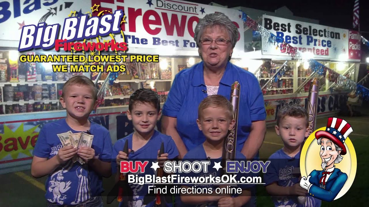 Buy, Shoot,  Enjoy your own Fireworks from Big Blast