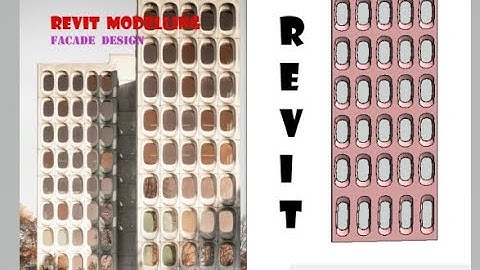 Revit Adaptive Parametric Modelling Façade design (Oval Windows part 2)