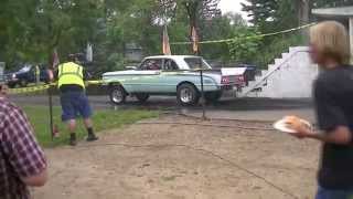 63 Comet Gasser Burnout! Raschke Family 5th Annual  Burnout Contest & Car Show