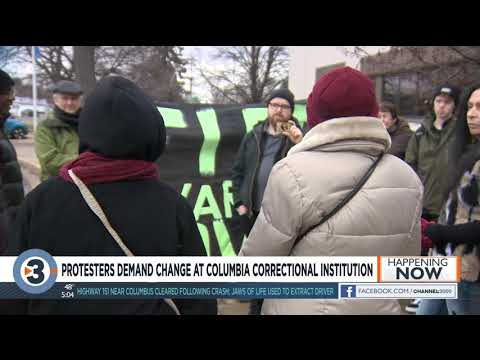 Protesters demand change at Columbia Correctional Institution