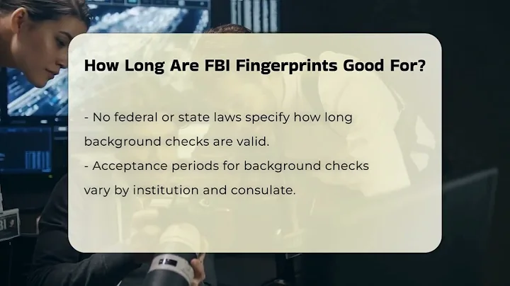 How Long Are FBI Fingerprints Good For? - CountyOffice.org
