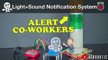 Raspberry Pi Zero W Tower Light Alert System | Python Automation