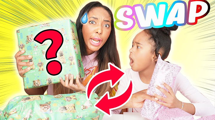 PREMIER SWAP 2021 entre filles !! Echange de cadeaux mère et fille 💕