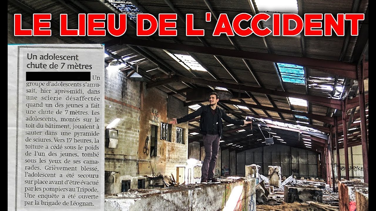 LE LIEU DE L'ACCIDENT 13 ANS APRES LE DRAME 