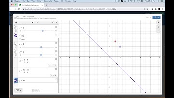 Desmos Computation Layer   Lesson 5   Moveable Points for Line