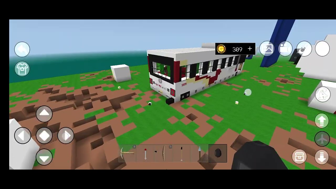 Pangasinan Solid North Bus in mini block craft 3d
